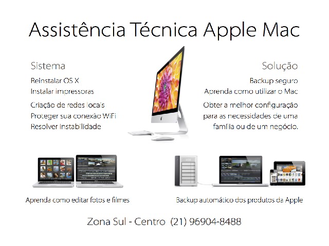 Foto 1 - Assistncia tcnica em software: apple mac e ios