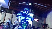 Robo de led e atrações circense